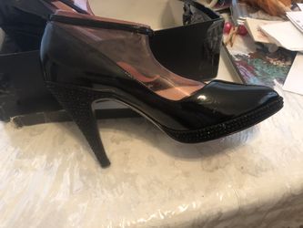 Black Nina sequins heels dress shoes
