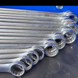 Proto 16pc Heavy Duty Satin Combination Wrench Set 12 Point 1-5/16" to 2-1/2"