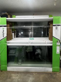 Plygem Sliding Door 72in X 80in With Blinds 