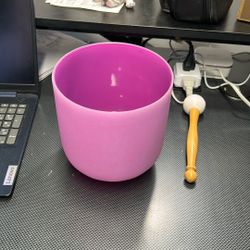 6” Purple Quartz Crystal Singing Bowl – Meditation / Sound Healing