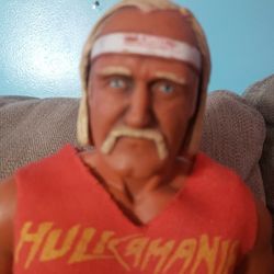 Vintage 1985 HULK HOGAN WWF Titan Sports LJN Toys 16” Wrestler Made in USA
