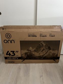43" ONN LED HDTV