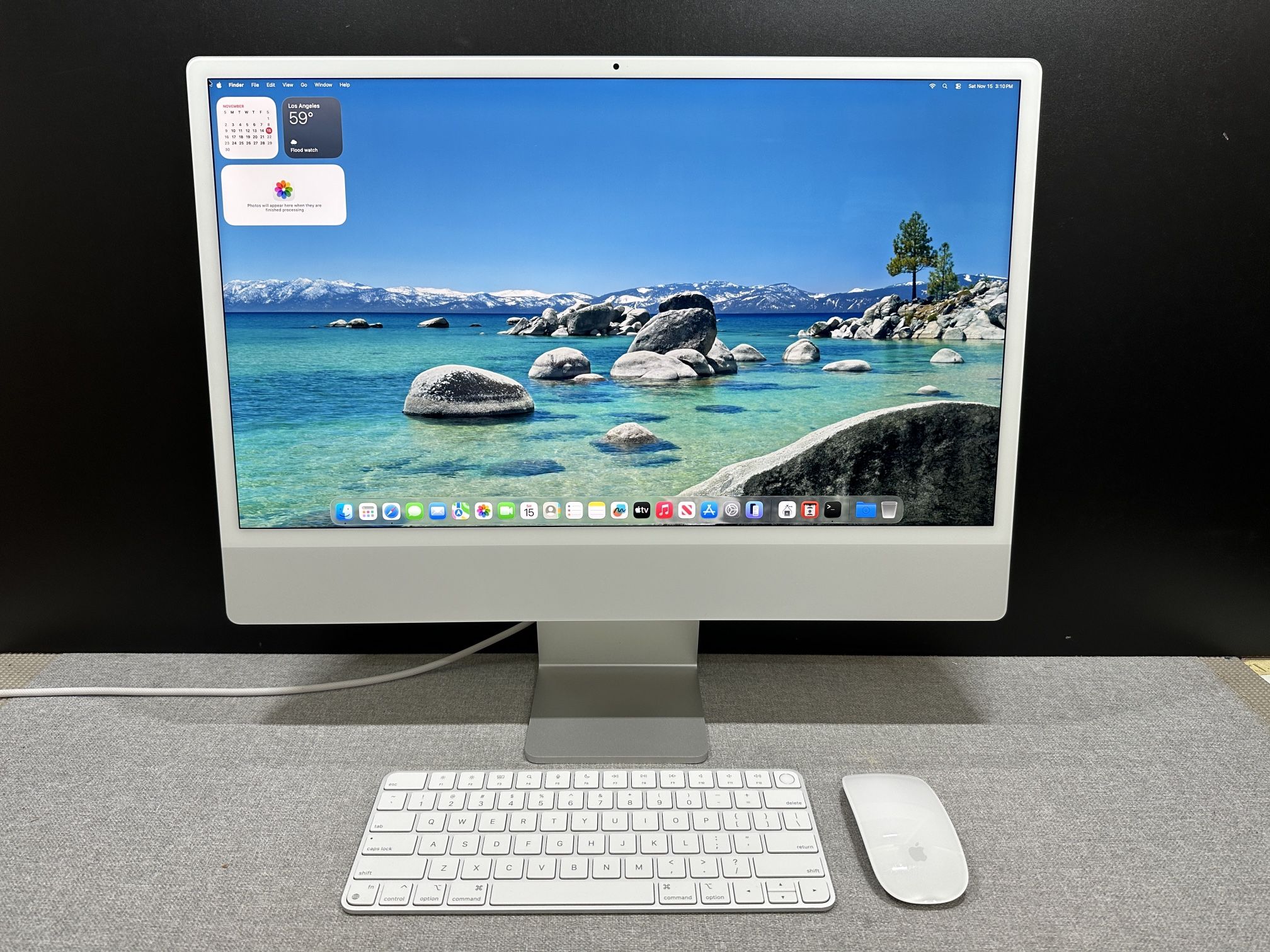 Apple iMac Retina 4.5K 24" Desktop Silver (2021) M1 8GB 256GB