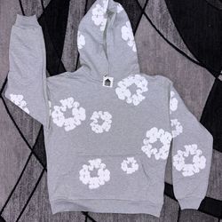Gray Denim Tears hoodie 
