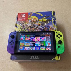 NINTENDO SWITCH OLED (MODDED) with 120 SWITCH GAMES and Over 7000 CLASSIC GAMES