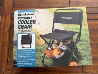 Brookstone Portable Cooler Chair