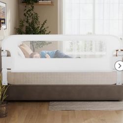 New 78’’ NUTIKAS Baby Bed Rail Guard for Toddlers Bed Rails for Twin, Full, Queen, King size(gray)