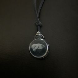 Vintage Anne Geddes Pocket Watch Necklace 