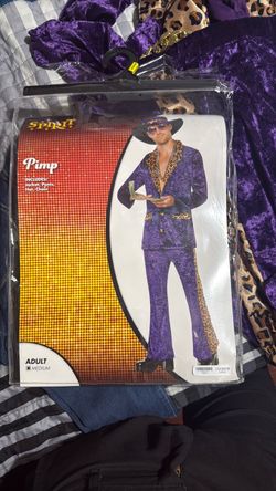 Spirit Pimp Halloween Costume Adult Medium