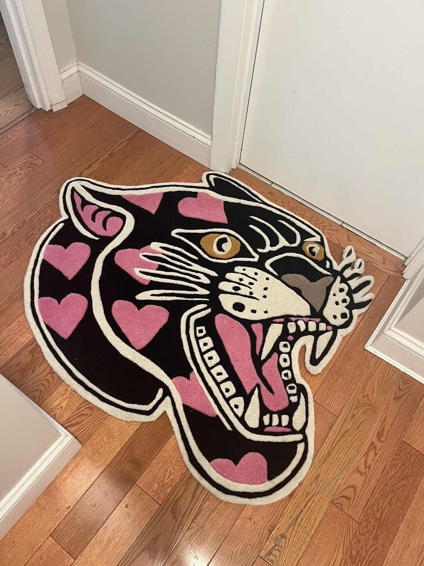 Inked Rugs Panther Hearts