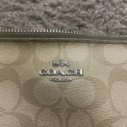 Coach cross bag tan and brown