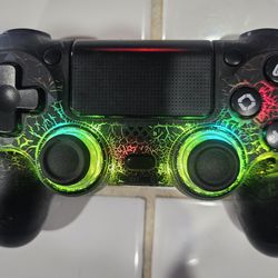 Playstation 4 color changing control/games