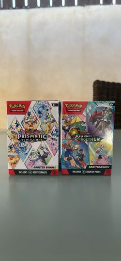 POKEMON Cards - Prismatic Evolution & Journey Together Bundles