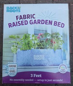 NEW 3 Foot Fabric Raised Garden Bed