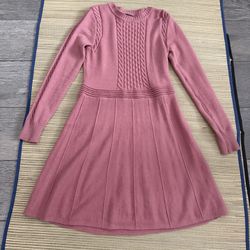 Pink Sweater Dress