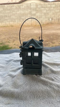 Vintage John Wright Cast Iron Candle Holder Lantern/. 1988