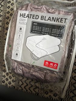 Cozy Fleece Heated Blanket