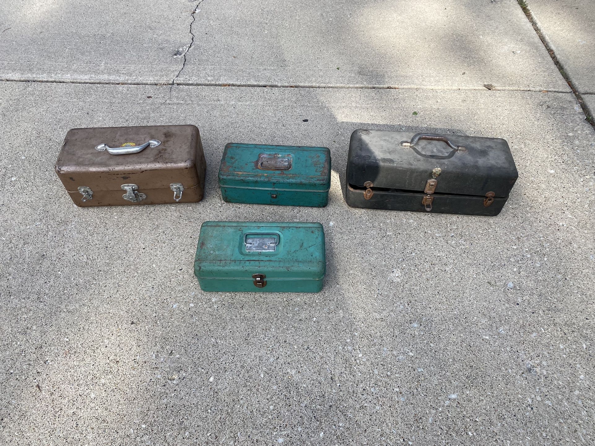 Antique Fishing Tackle Boxes
