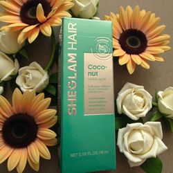 She Glam Sheglam  Hair Coconut Hair and Scalp Oil (0.50floz)