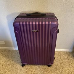 Purple Hardshell Luggage