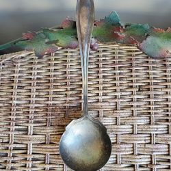 Antique Silver Plate WM AND ROGERS AND SONS AA LADLE