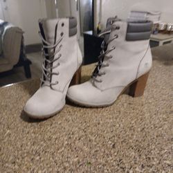 Gray Women's Timberland Lace-up Boots