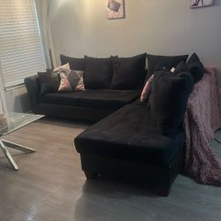 Black couch 
