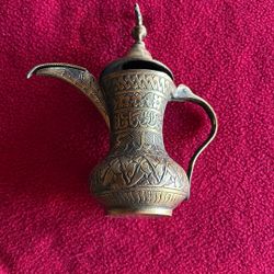 Antique Brass Teapot