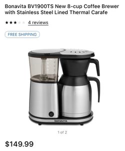 8-cup coffee brewer