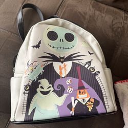 Nightmare Before Christmas Small Backpack W/ Wallet