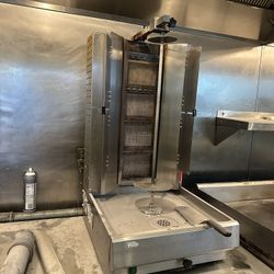 Commercial Gas Shawarma / Gyro Machine – Vertical Broiler (Used)