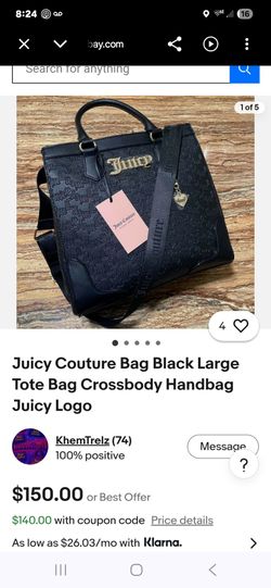 Juicy couture black bag