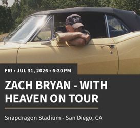 Zach Bryan- With Heaven On Tour