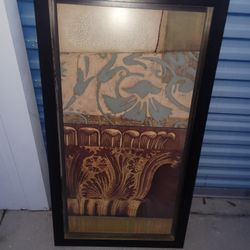 Beautiful 18" X 36" Painting "THE COLUMN 2"