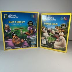 National Geographic Sets Butterfly And Dino 