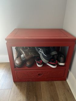 Red TV Stand