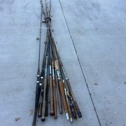 fishing poles 15 Piece