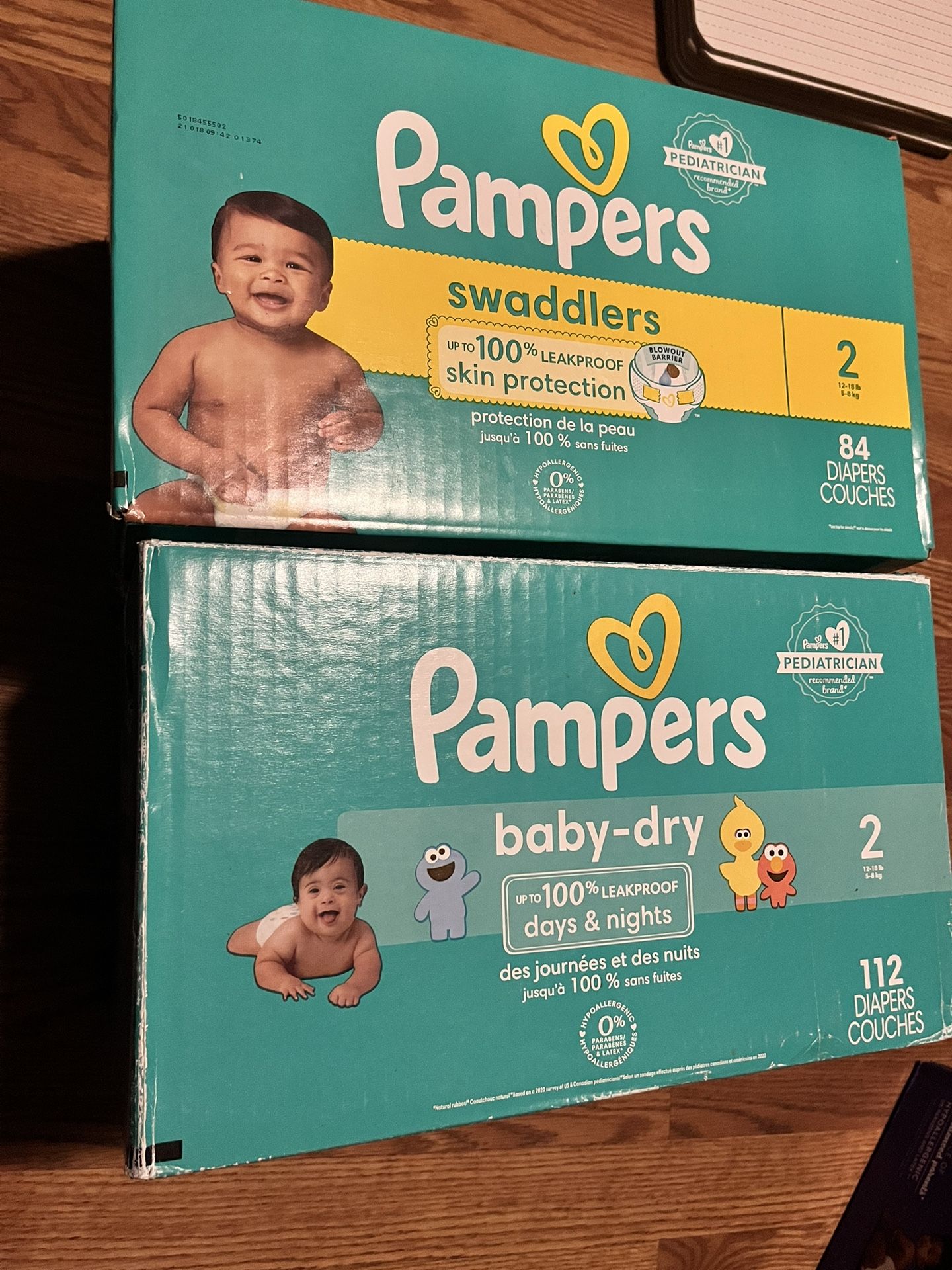 Pampers Swaddles And Baby Dry Diapers