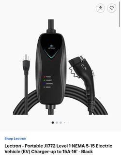Lectron Portable Level 1 EV Charger J1772