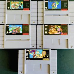 Super Mario Super Nintendo Games ( Authentic)