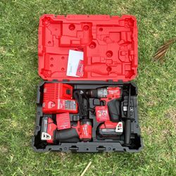 Milwaukee Sets Of Drills M18 One Key  All Brand New 