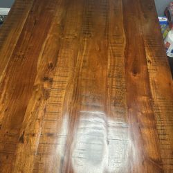 Rustic Solid Hard Wood Dinner Table