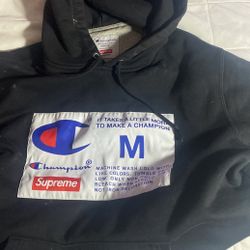 Supreme X CHAMPION hoodie 