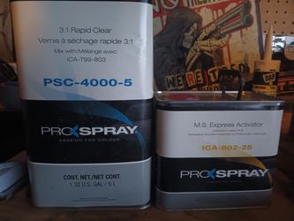 Prospary Clear Coat 2k Kit 1.32 Gal