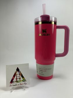 Stanley 30 Oz Pink Parade Quencher Tumbler