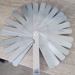 32 Count Feeler Guage Stainless Steel