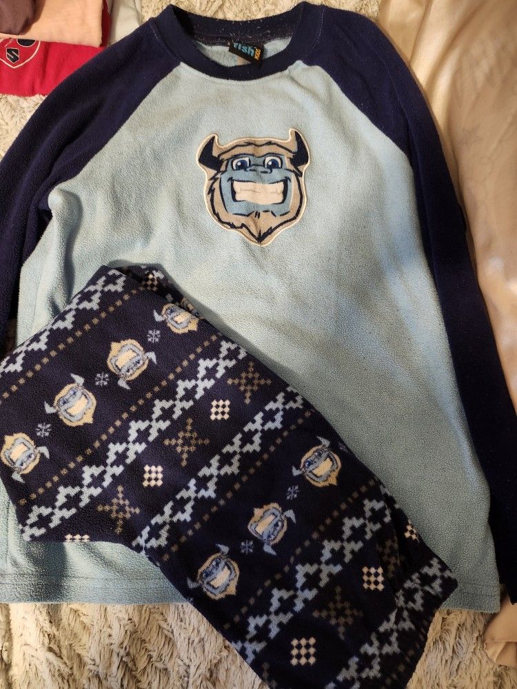 Jelli Fish Boys Pjs 2 Piece Sets Size 10/12