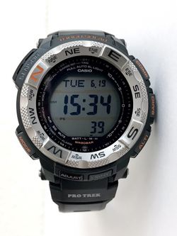 CASIO Solar Pro-Trek PRG260-1 Black Mens’s Watch