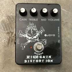 JOYO High-Gain Distortion Guitar Pedal (DC 9V)