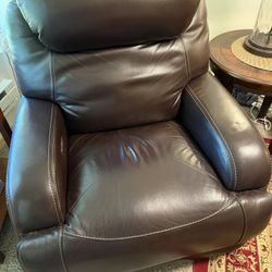Leather Power Recliner 